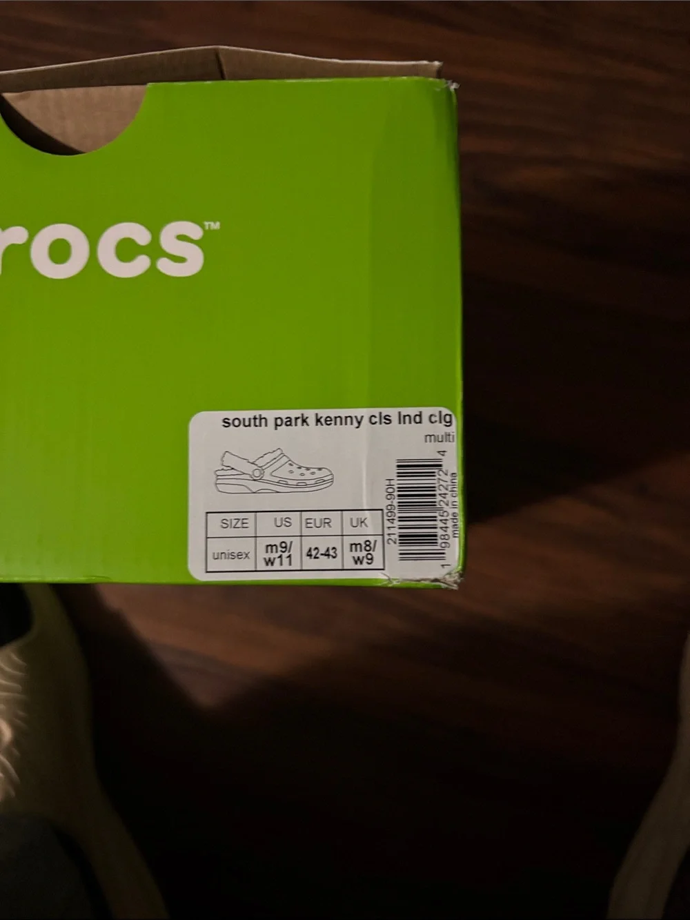 South Park Kenny Crocs size 9